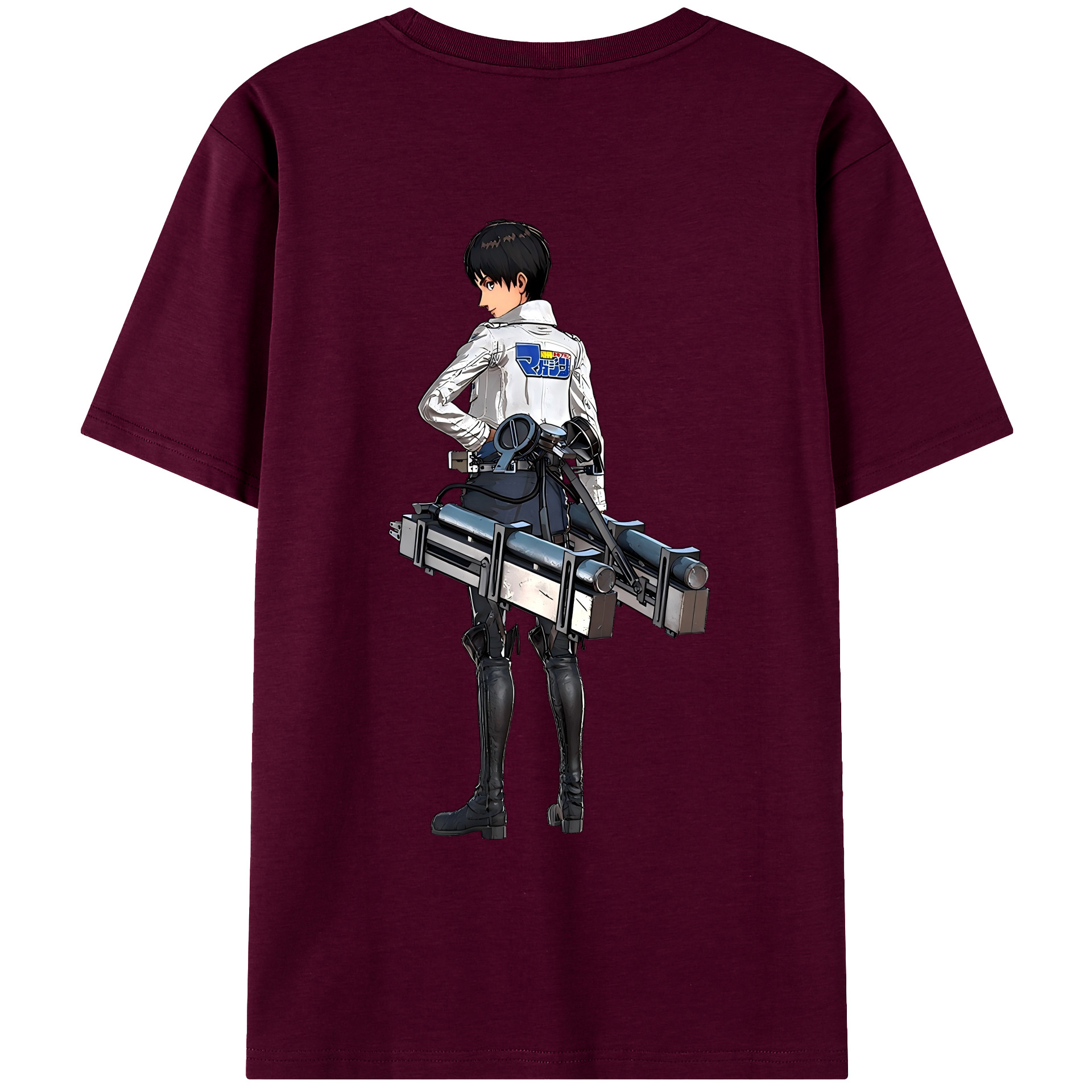（画像用） 進撃の巨人 エレン･イェーガー Attack on Titan Eren Jäger レディース半袖Tシャツ(バックプリント)